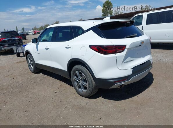3GNKBHR49PS104567 2023 CHEVROLET BLAZER White უკანა მარცხენა