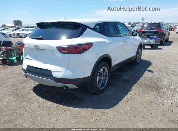 3GNKBHR49PS104567 2023 CHEVROLET BLAZER White უკანა მარჯვენა