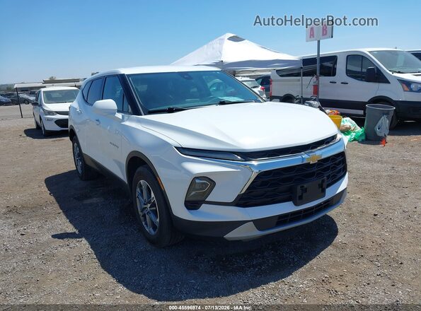 3GNKBHR49PS104567 2023 CHEVROLET BLAZER White წინა ხედი