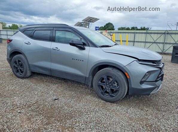 3GNKBHR49RS119993 2024 CHEVROLET BLAZER Gray Передня права чверть