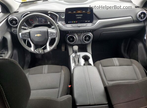 3GNKBHR49RS119993 2024 CHEVROLET BLAZER Gray Вид панелі приладів