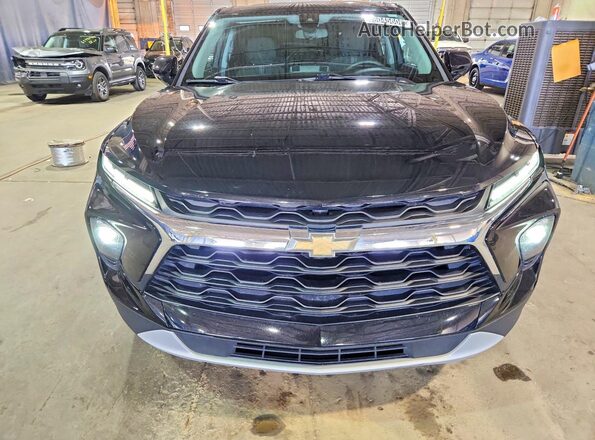 3GNKBHR49RS221438 2024 CHEVROLET BLAZER Black Вид спереду