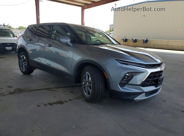 3GNKBHR49SS213152 2025 CHEVROLET BLAZER Gray Delantero derecho