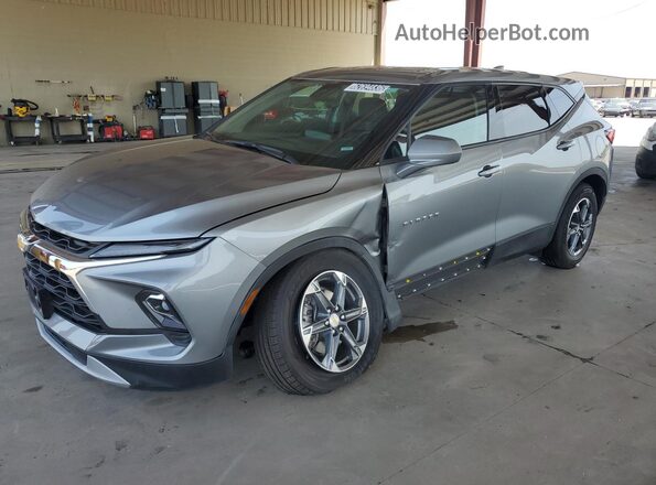 3GNKBHR49SS213152 2025 CHEVROLET BLAZER Gray Vista interior de 360 grados