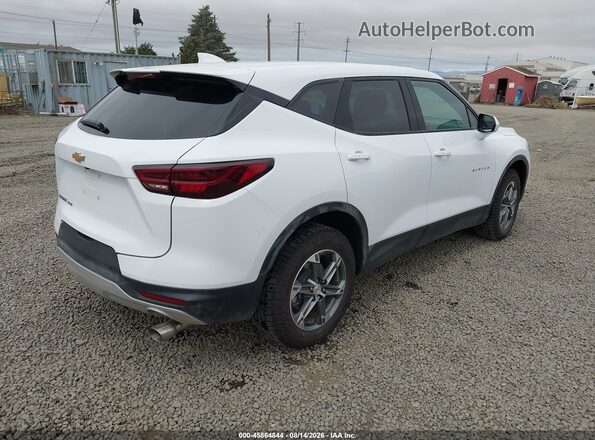 3GNKBHR49TS159837 2026 CHEVROLET BLAZER White უკანა მარჯვენა