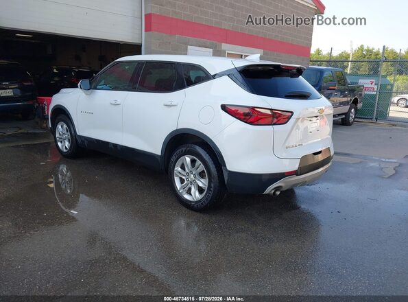 3GNKBHR4XNS184927 2022 CHEVROLET BLAZER Белый Задняя левая четверть