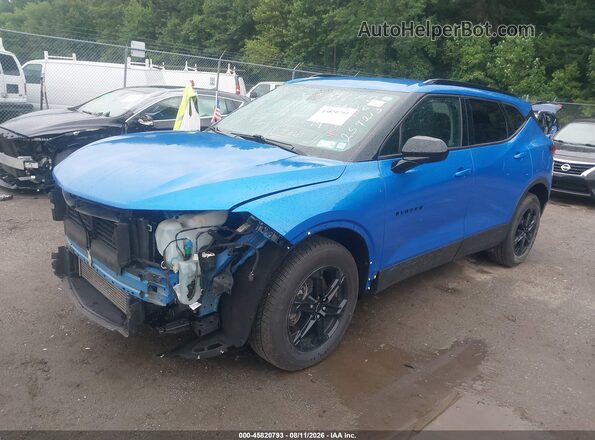 3GNKBHR4XRS259213 2024 CHEVROLET BLAZER Blue Przód lewy