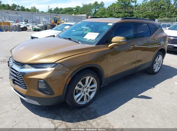 3GNKBHRS0KS600249 2019 CHEVROLET BLAZER Gold Przód lewy