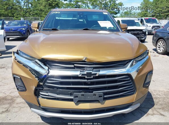 3GNKBHRS0KS600249 2019 CHEVROLET BLAZER Gold Widok zestawu wskaźników