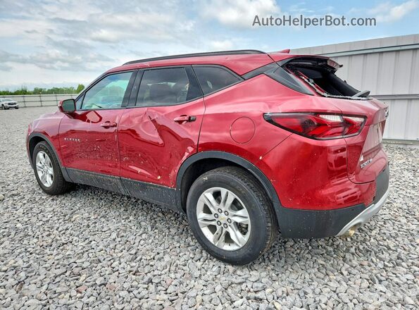 3GNKBHRS0LS626870 2020 CHEVROLET BLAZER Red უკანა მარცხენა