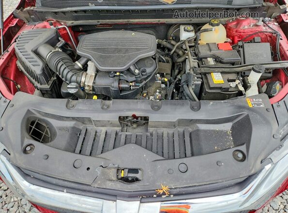 3GNKBHRS0LS626870 2020 CHEVROLET BLAZER Red ძრავის განყოფილების ხედი