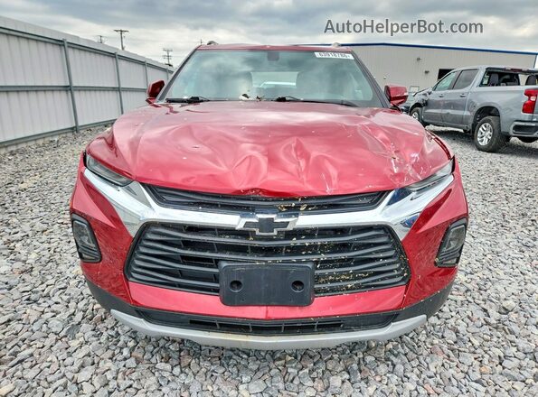 3GNKBHRS0LS626870 2020 CHEVROLET BLAZER Red წინა ხედი