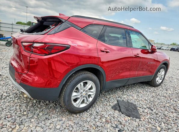 3GNKBHRS0LS626870 2020 CHEVROLET BLAZER Red უკანა მარჯვენა