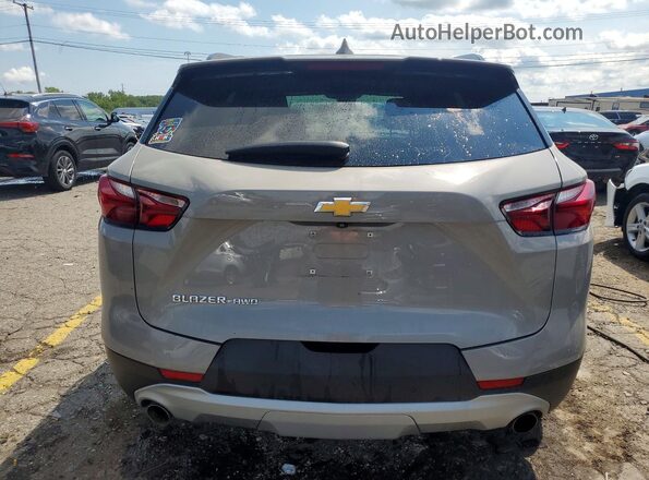3GNKBHRS0MS553842 2021 CHEVROLET BLAZER Бежевый Вид сзади