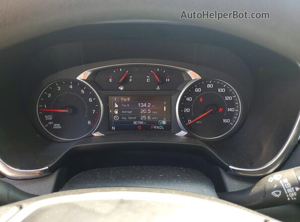 3GNKBHRS0MS553842 2021 CHEVROLET BLAZER Бежевый Вид щитка приборов