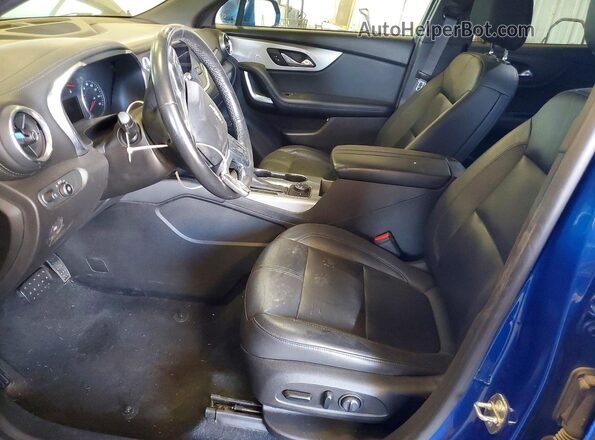 3GNKBHRS3KS600133 2019 CHEVROLET BLAZER Blue Front interior view