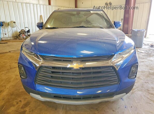3GNKBHRS3KS600133 2019 CHEVROLET BLAZER Blue Front view