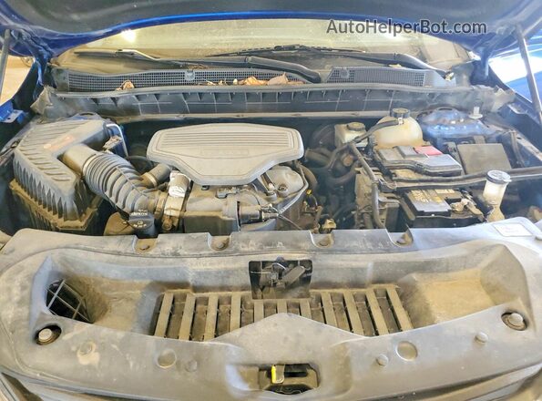 3GNKBHRS3KS600133 2019 CHEVROLET BLAZER Blue Engine compartment view