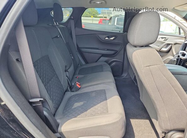3GNKBHRS3LS603423 2020 CHEVROLET BLAZER Black უკანა სალონის ხედი