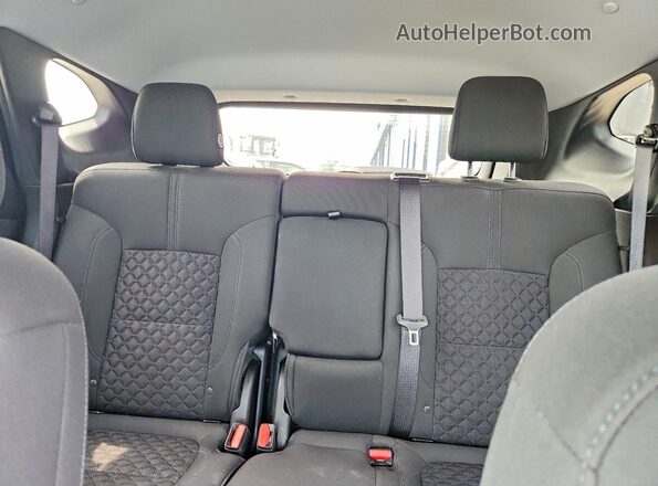 3GNKBHRS3LS603423 2020 CHEVROLET BLAZER Black უკანა სავარძლების ხედი
