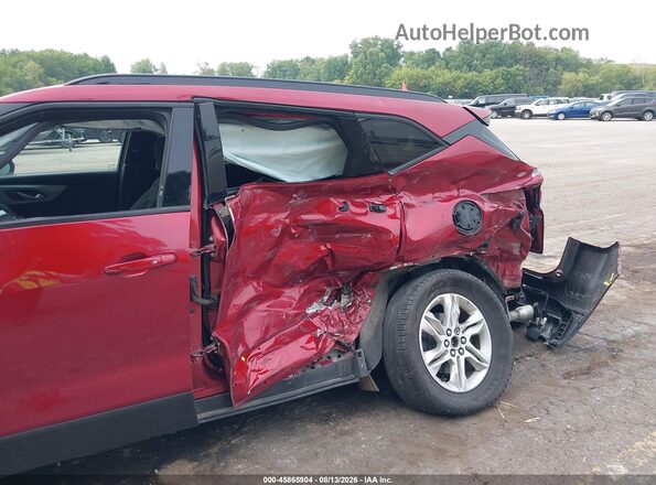 3GNKBHRS4MS516776 2021 CHEVROLET BLAZER Red Vista frontal
