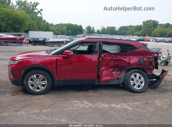 3GNKBHRS4MS516776 2021 CHEVROLET BLAZER Red Vista interior de 360 grados