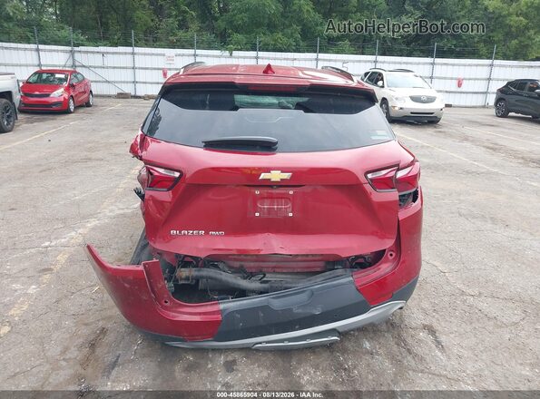 3GNKBHRS4MS516776 2021 CHEVROLET BLAZER Red 