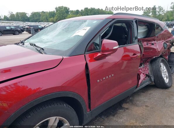 3GNKBHRS4MS516776 2021 CHEVROLET BLAZER Red 