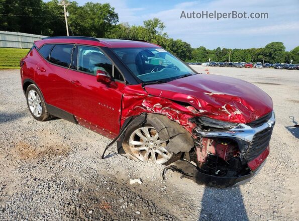 3GNKBHRS5KS664206 2019 CHEVROLET BLAZER Красный Передняя правая четверть
