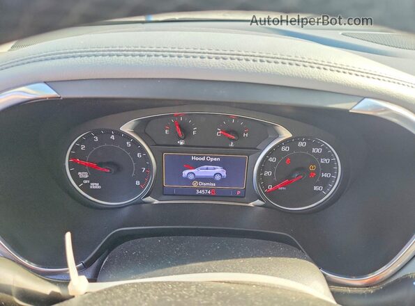 3GNKBHRS5KS664206 2019 CHEVROLET BLAZER Красный Вид щитка приборов