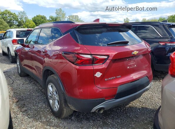 3GNKBHRS5LS611376 2020 CHEVROLET BLAZER Red Հետևի ձախ