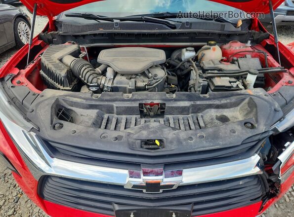3GNKBHRS9LS629301 2020 CHEVROLET BLAZER Red Widok komory silnika