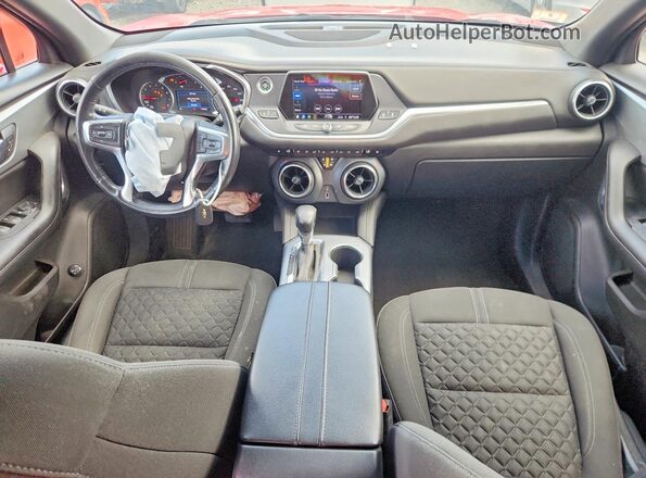 3GNKBHRS9LS629301 2020 CHEVROLET BLAZER Red Widok deski rozdzielczej