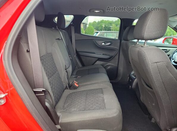3GNKBHRS9LS629301 2020 CHEVROLET BLAZER Red Widok wnętrza z tyłu