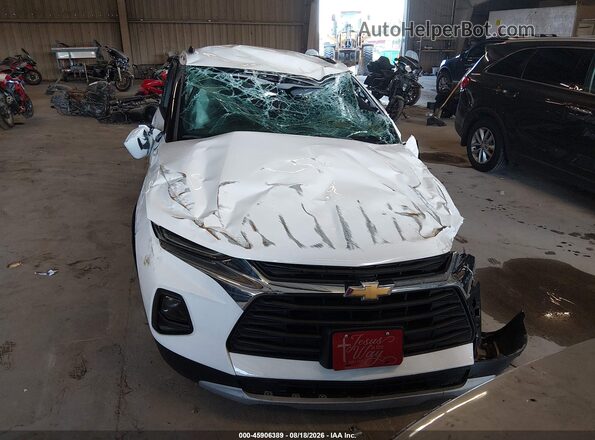 3GNKBHRSXLS529756 2020 CHEVROLET BLAZER White Instrument cluster view