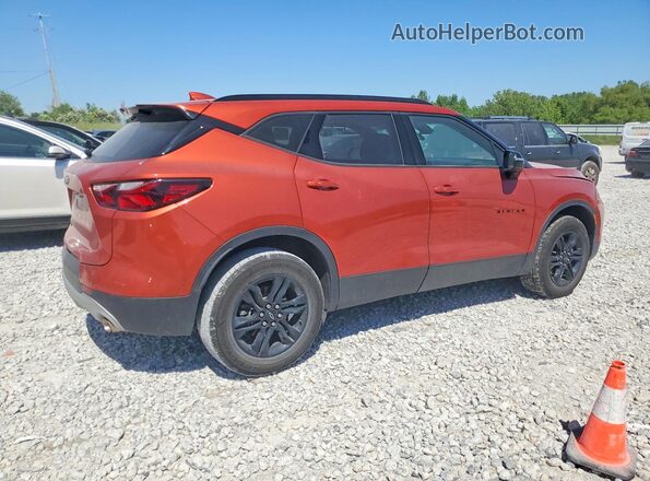 3GNKBHRSXMS586623 2021 CHEVROLET BLAZER Orange Задня права чверть
