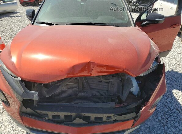 3GNKBHRSXMS586623 2021 CHEVROLET BLAZER Orange Вид підкапотного простору
