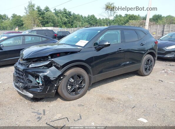 3GNKBJR44TS128356 2026 CHEVROLET BLAZER Black წინა მარცხენა ხედი სამი მეოთხედიდან