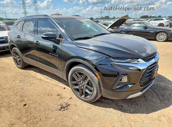 3GNKBJR49NS222798 2022 CHEVROLET BLAZER Черный Передняя правая четверть