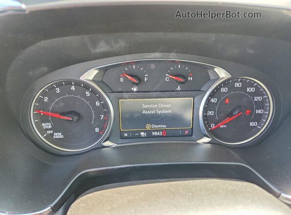 3GNKBJRS0PS225770 2023 CHEVROLET BLAZER Black ხელსაწყოთა პანელის ხედი