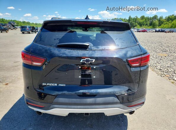 3GNKBJRS0PS225770 2023 CHEVROLET BLAZER Black უკანა ხედი