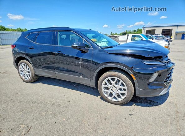 3GNKBJRS0PS225770 2023 CHEVROLET BLAZER Black წინა მარჯვენა