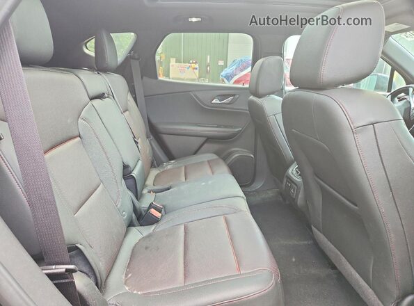 3GNKBJRS1KS671404 2019 CHEVROLET BLAZER Black Vista interior trasera