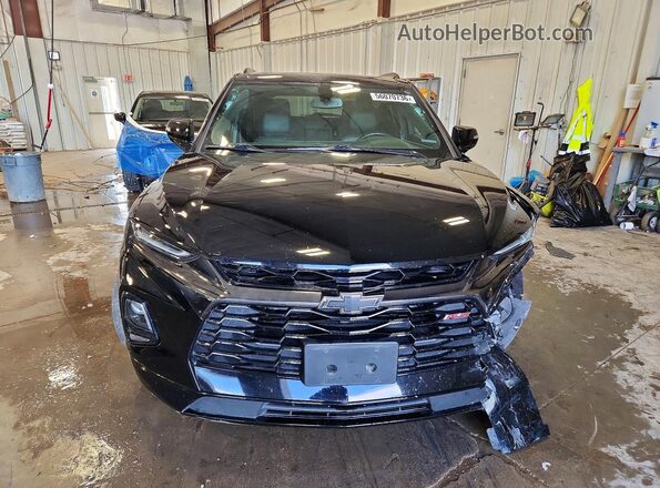 3GNKBJRS1KS683732 2019 CHEVROLET BLAZER Black Դիմացի տեսք