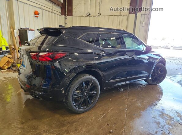 3GNKBJRS1KS683732 2019 CHEVROLET BLAZER Black Հետևի աջ