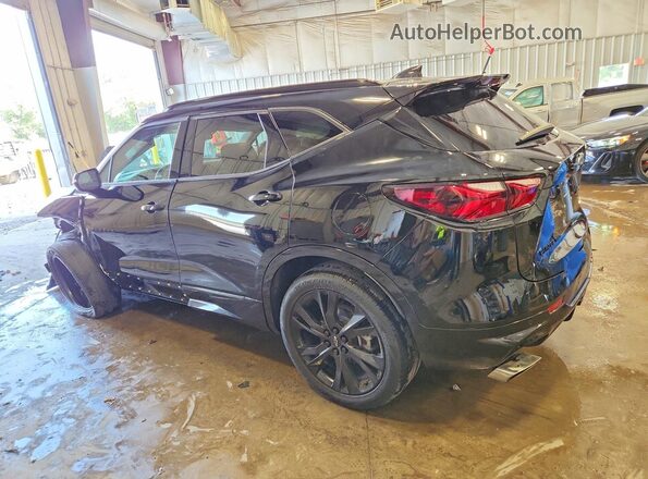 3GNKBJRS1KS683732 2019 CHEVROLET BLAZER Black Հետևի ձախ