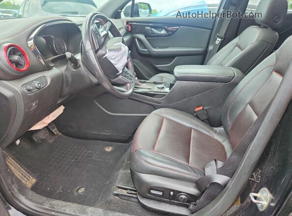 3GNKBJRS1KS683732 2019 CHEVROLET BLAZER Black Սալոնի դիմացի տեսք