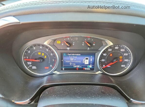 3GNKBJRS1MS515690 2021 CHEVROLET BLAZER Black Vista del cuadro de instrumentos