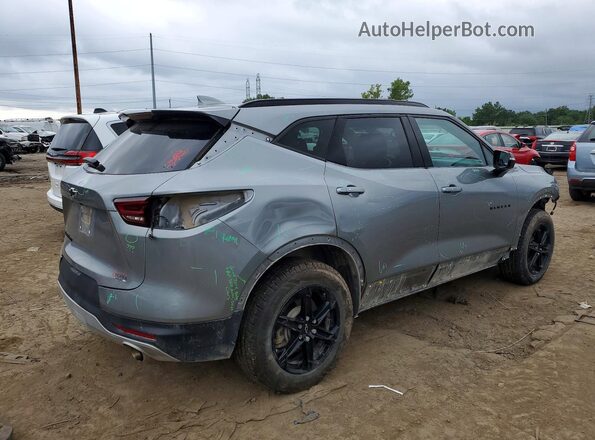 3GNKBJRS2PS206668 2023 CHEVROLET BLAZER Серый Задняя правая четверть