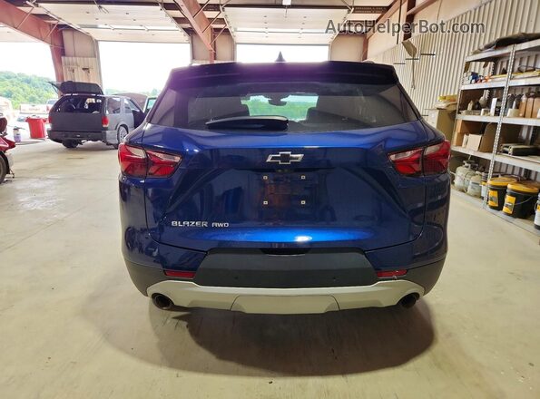 3GNKBJRS3NS139916 2022 CHEVROLET BLAZER Blue უკანა ხედი